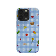 Powder Blue Gingham Farmhouse iPhone 13 Pro Case