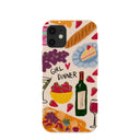 Seashell Girl Dinner iPhone 12 Mini Case