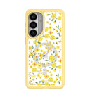 Clear Golden Bloom Samsung Galaxy S26+(Plus) Case With Sunbeam Ridge (Magnetic Charging included)