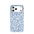 Coque iPhone 17 Pro Max à motif clubs de golf bleu poudre