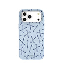 Coque iPhone 17 Pro Max à motif clubs de golf bleu poudre