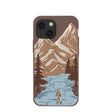 Chocolate Brown Gone Fishing iPhone 13 Mini Case
