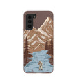 Chocolate Brown Gone Fishing Samsung Galaxy S21 Case
