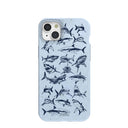 Coque iPhone 15 Plus bleu poudre Great White 