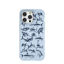 Powder Blue Great White iPhone 15 Pro Max Case