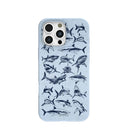 Coque iPhone 16 Pro Max bleu poudre Great White 
