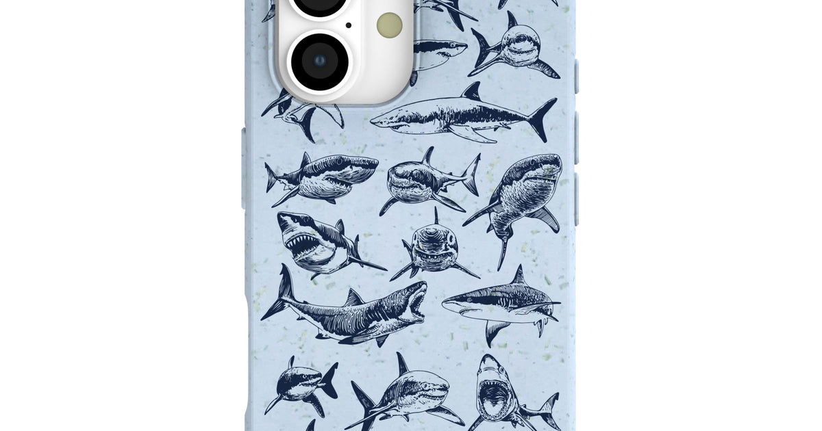 Powder Blue Great White iPhone 17 Case – Pela Case