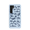 Coque Samsung Galaxy S25 bleu poudre Great White 