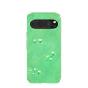 Coque Google Pixel 10 Pro XL vert sauge à motifs Green Fields