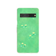 Coque Google Pixel 7 vert sauge à motifs Green Fields