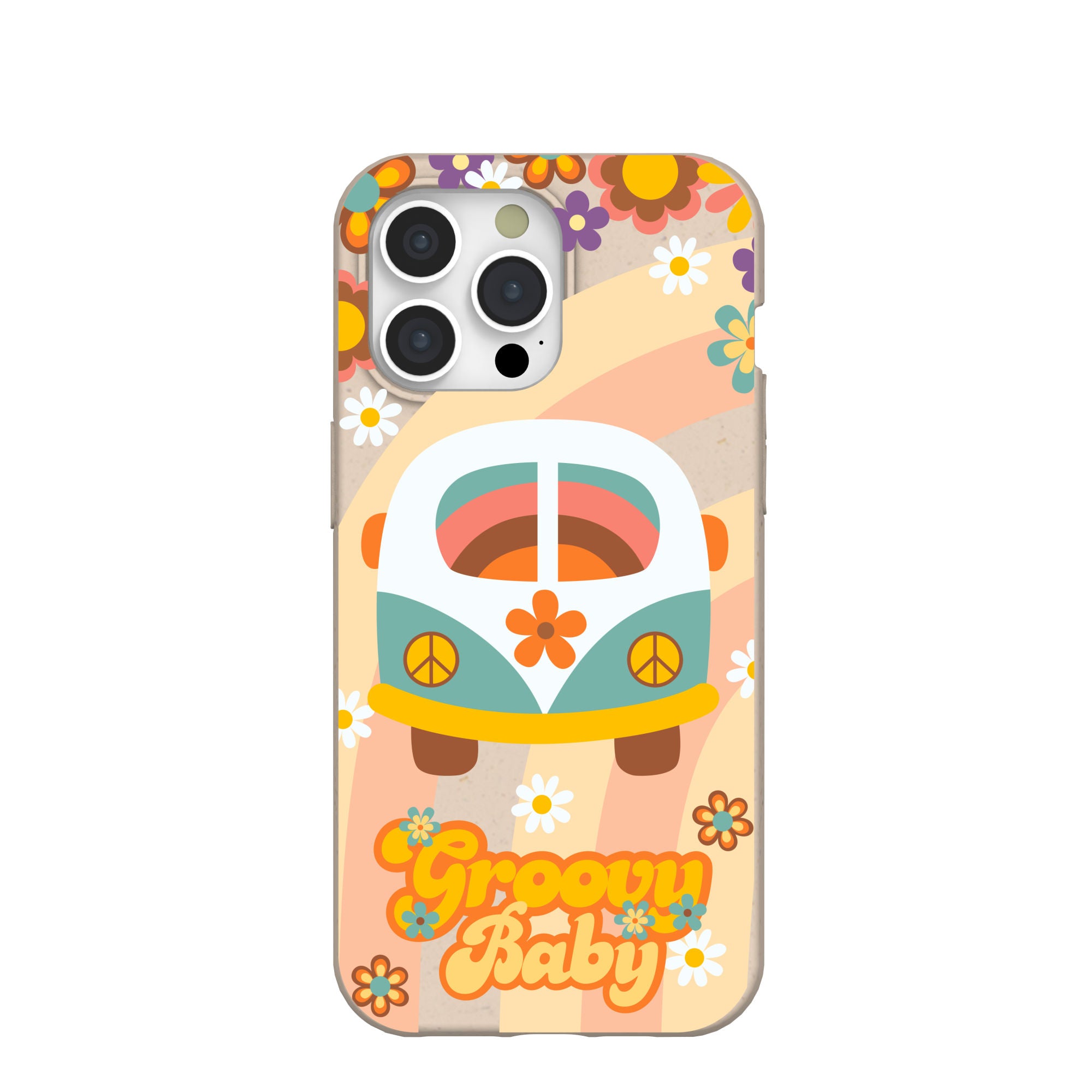 Seashell Groovy Bus iPhone 15 Pro Max Case Pela Case