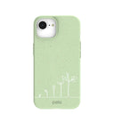 Coque iPhone 16e/17e vert sauge « Grow and Flourish »