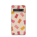 Coque Google Pixel 7 en forme d'oursons en gélatine coquillages