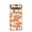 Coque Google Pixel 7a à motif hamsters joyeux marron chocolat