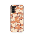 Coque Samsung Galaxy S21 motif hamsters joyeux marron chocolat