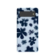 Coque Google Pixel 6 à motif marguerites bleu poudré