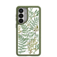 Étui transparent Herbarium pour Samsung Galaxy S26+(Plus) avec motif de sous-bois (chargement magnétique inclus)