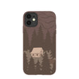 Chocolate Brown Hidden Cabin iPhone 11 Case