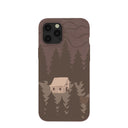 Chocolate Brown Hidden Cabin iPhone 12 Pro Max Case
