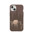 Chocolate Brown Hidden Cabin iPhone 14 Case