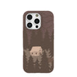 Coque iPhone 16 Pro Hidden Cabin marron chocolat