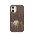 Chocolate Brown Hidden Cabin iPhone 16 Case