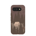 Chocolate Brown Hidden Cabin Google Pixel 10a Case