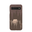 Coque Google Pixel 8a Hidden Cabin marron chocolat