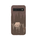 Coque Google Pixel 8a Hidden Cabin marron chocolat