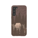 Coque Hidden Cabin marron chocolat pour Samsung Galaxy S23+(Plus)