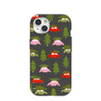 Black Holiday Caravan iPhone 15 Case