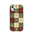 Coque iPhone 15 Forest Floor Holiday Squares