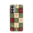 Forest Floor Holiday Squares Samsung Galaxy S26+(Plus) Case