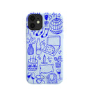 Coque Home for Midnight pour iPhone 11, bleu poudré