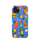 Electric Blue Hot Stuff iPhone 13 Case