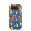 Coque Google Pixel 10a bleu électrique Hot Stuff