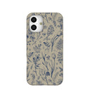 London Fog Indigo Bouquet iPhone 16 Plus Case