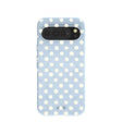 Coque Google Pixel 10 Pro XL à pois bleu poudre indigo