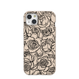Seashell Inked Blooms iPhone 15 Plus Case