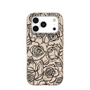 Seashell Inked Blooms iPhone 17 Pro Case