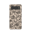 Seashell Inked Blooms Google Pixel 6 Case