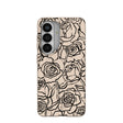 Coque Samsung Galaxy S26 à motif coquillage et fleurs encrées