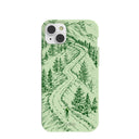 Sage Green Into the Mountains iPhone 14 Plus Case