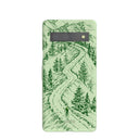 Sage Green Into the Mountains Google Pixel 7a Case