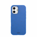 Coque iPhone 16 bleu électrique
