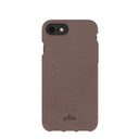 Coque marron chocolat pour iPhone 6/6s/7/8/SE