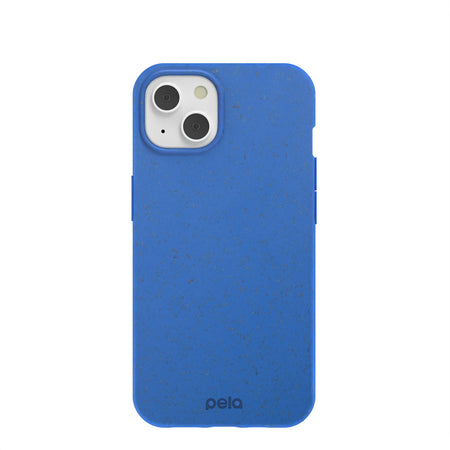 Electric Blue iPhone 13 Case – Pela Case Electric Blue iPhone 13 Case – Pela Case