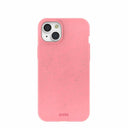 Coque rose bonbon pour iPhone 15 Plus