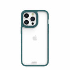 Clear iPhone 15 Pro Max Case with Green Ridge