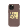 Chocolate Brown Ive got Pilates iPhone 12 Pro Max Case